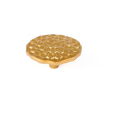 Du Verre - Pomegranate Round Knob 2 1/2 Inch - Satin Brass - Satin Brass