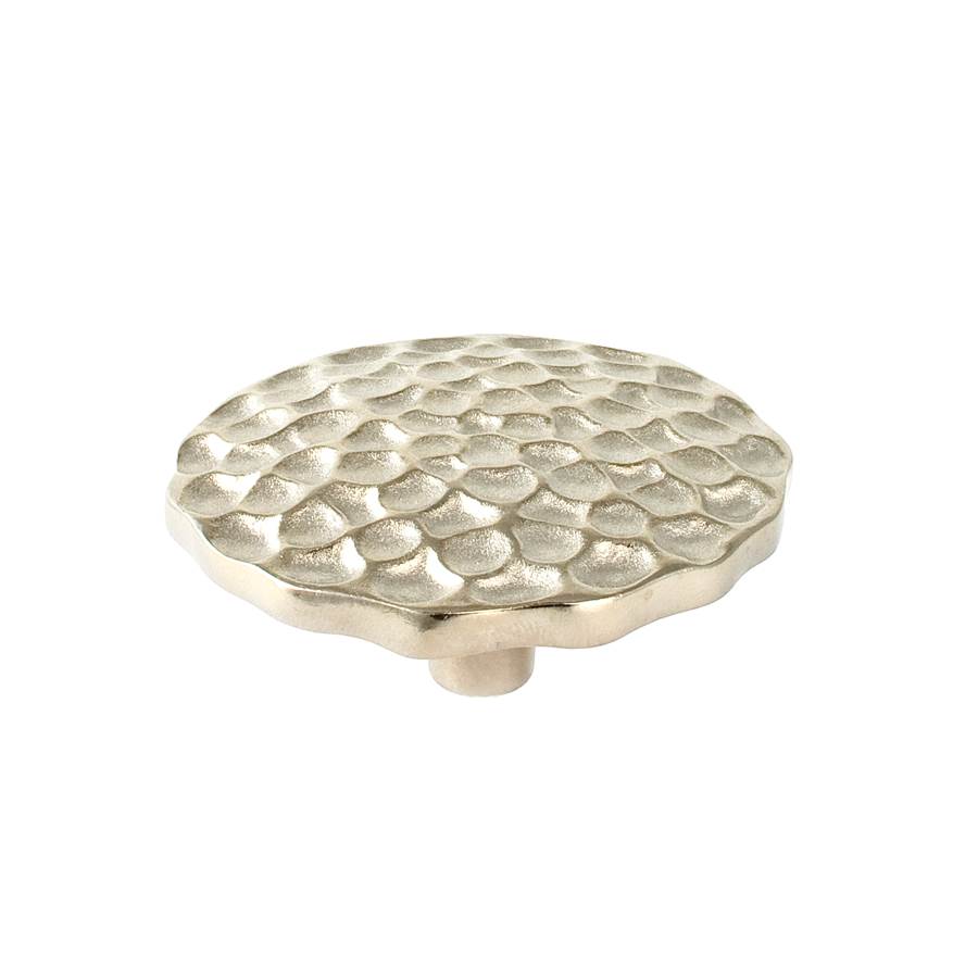 Du Verre - Pomegranate Round Knob 2 1/2 Inch - Satin Nickel - Satin Nickel