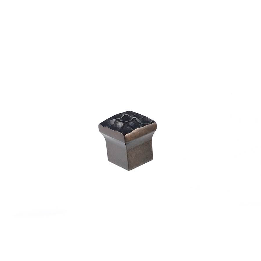 Du Verre - Pomegranate Square Knob 7/8 Inch - Oil Rubbed Bronze - Oil Rubbed Bronze