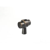 Du Verre - Primitive Knob 1 1/4 Inch - Oil Rubbed Bronze - Oil Rubbed Bronze