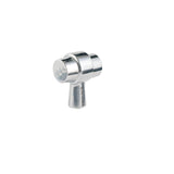 Du Verre - Primitive Knob 1 1/4 Inch - Polished Aluminum - Polished Aluminum