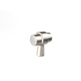 Du Verre - Primitive Knob 1 1/4 Inch - Satin Nickel - Satin Nickel