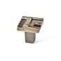 Du Verre - Rio Small Knob 7/8 Inch - Antique Brass - Antique Brass
