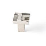 Du Verre - Rio Small Knob 7/8 Inch - Satin Nickel - Satin Nickel