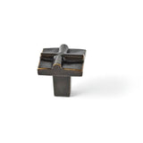 Du Verre - Rio Small Cross Knob 1 Inch - Oil Rubbed Bronze - Oil Rubbed Bronze