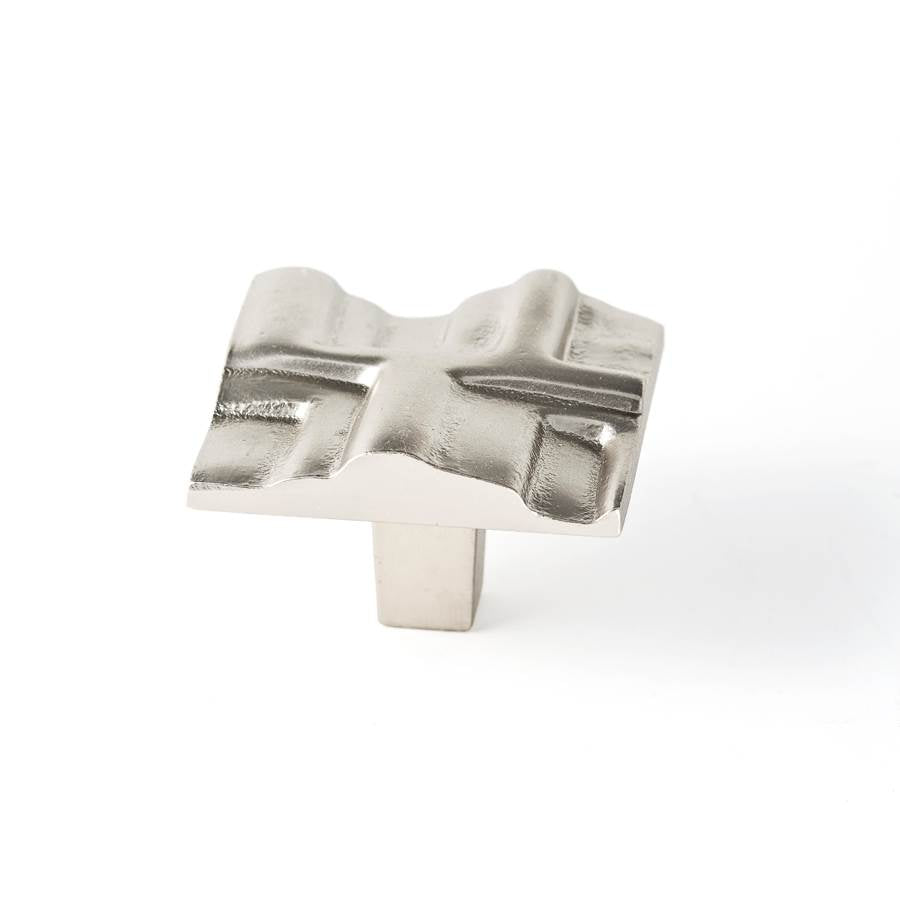 Du Verre - Rio Knob 1 5/8 Inch - Satin Nickel - Satin Nickel