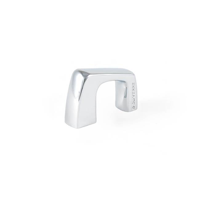 Du Verre - Rise Finger Pull 1 1/2 Inch (c-c) - Polished Chrome - Polished Chrome