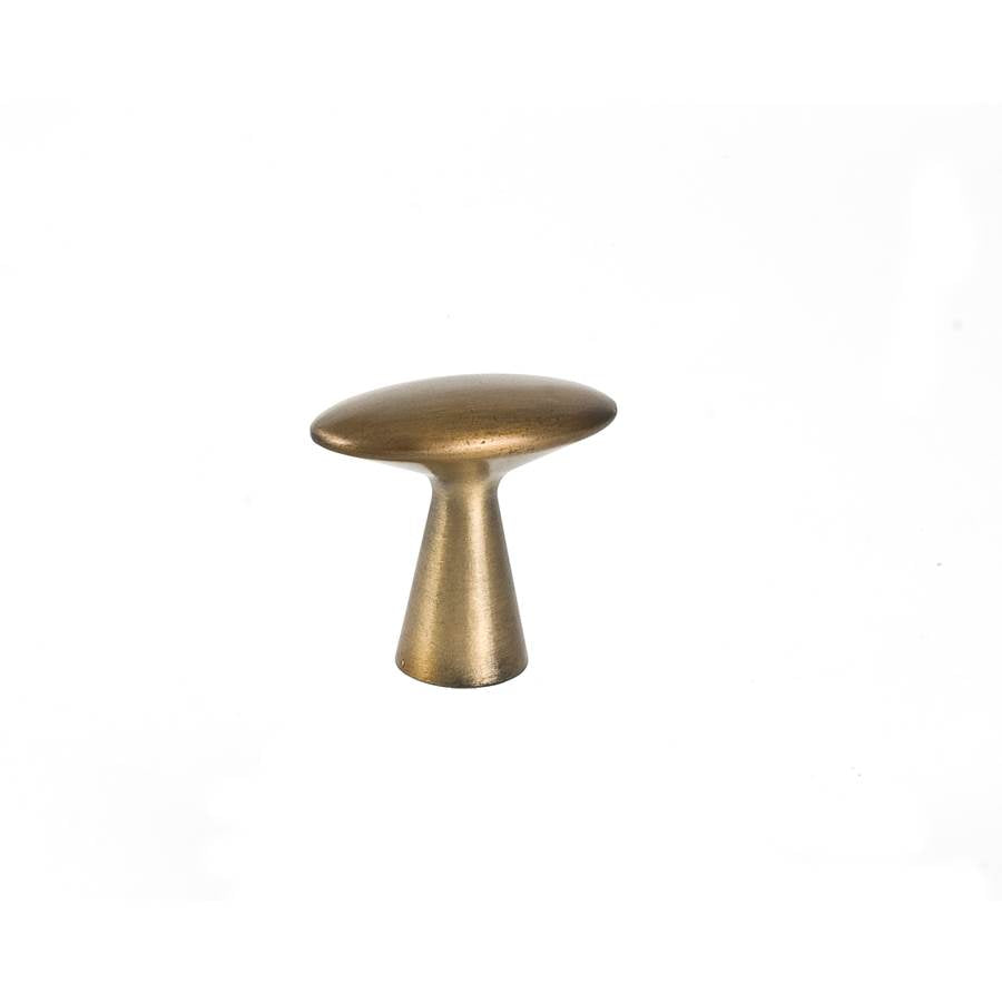 Du Verre - Series 3 Knob 1 5/8 Inch - Antique Brass - Antique Brass