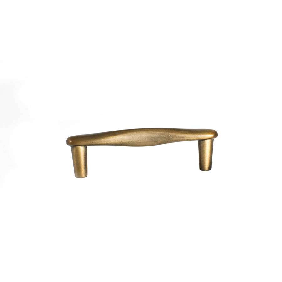 Du Verre - Series 3 Pull 3 3/4 Inch (c-c) - Antique Brass - Antique Brass