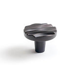 Du Verre - Wave Small Round Knob 1 1/2 Inch - Oil Rubbed Bronze - Oil Rubbed Bronze