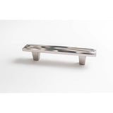 Du Verre - Wave Pull 3 3/4 Inch (c-c) - Satin Nickel - Satin Nickel