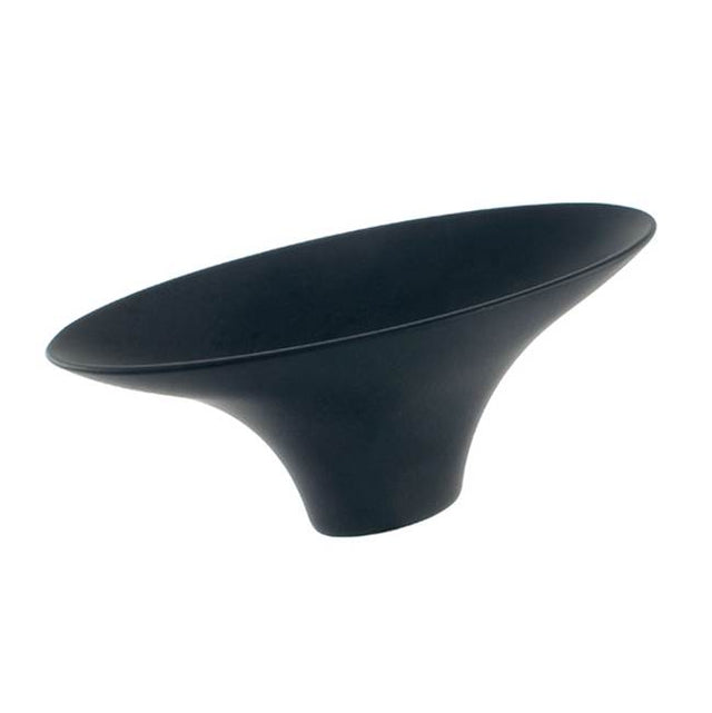 Du Verre - Lotus Knob 3 1/2 Inch - Black Matte - Black Matte