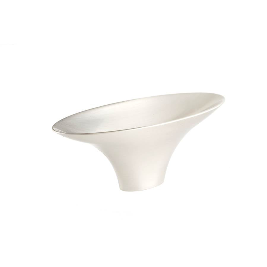 Du Verre - Lotus Knob 3 1/2 Inch - Satin Nickel - Satin Nickel