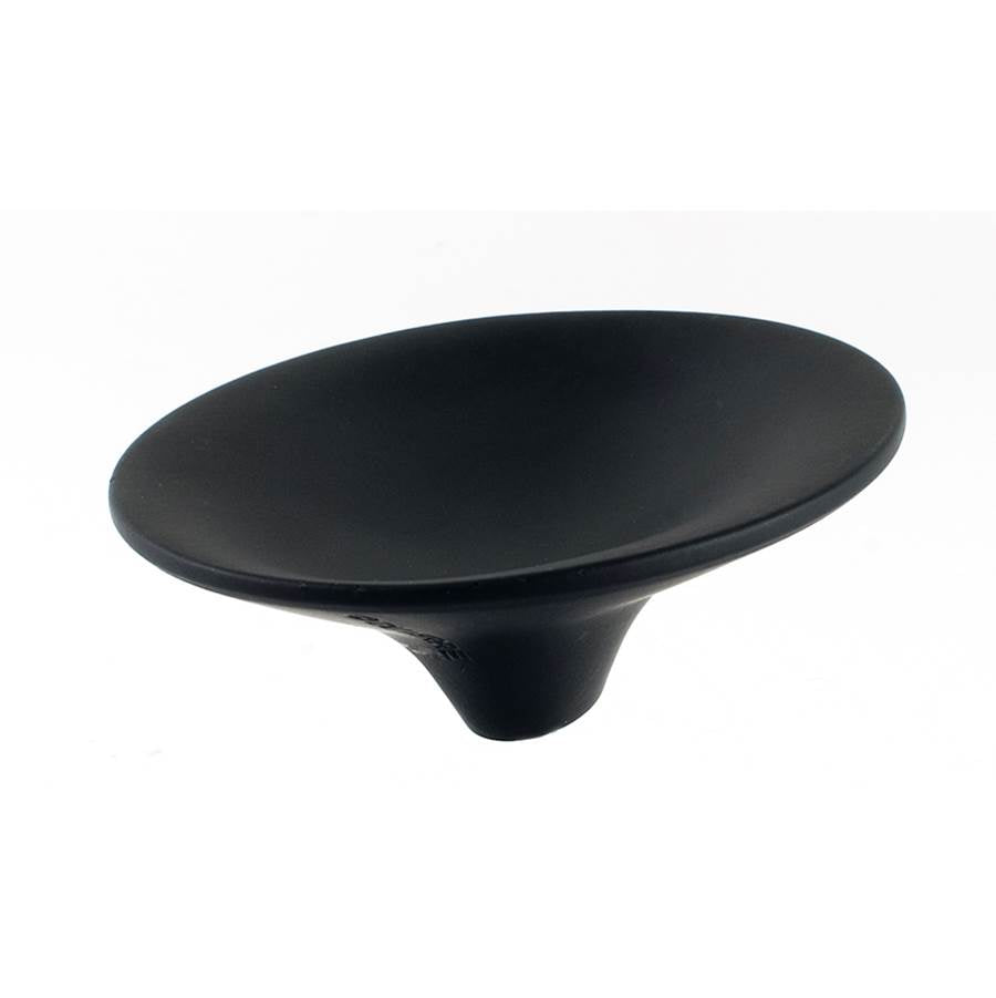 Du Verre - Lotus Knob 3 1/4 Inch - Black Matte - Black Matte