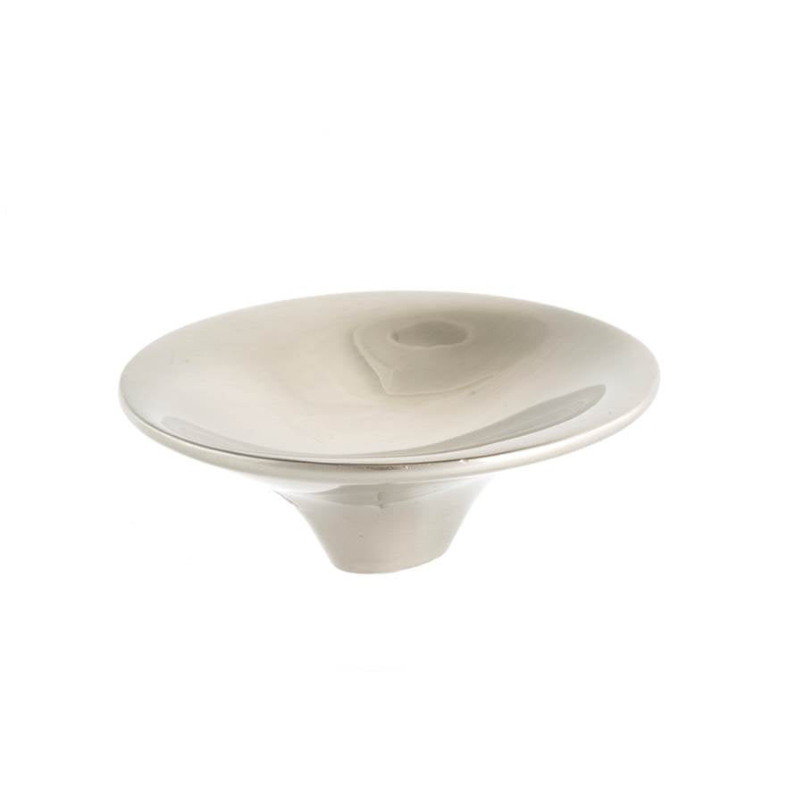 Du Verre - Lotus Knob 3 1/4 Inch - Satin Nickel - Satin Nickel