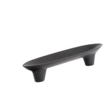 Du Verre - Lotus Pull 3 1/2 Inch (c-c) - Black Matte - Black Matte