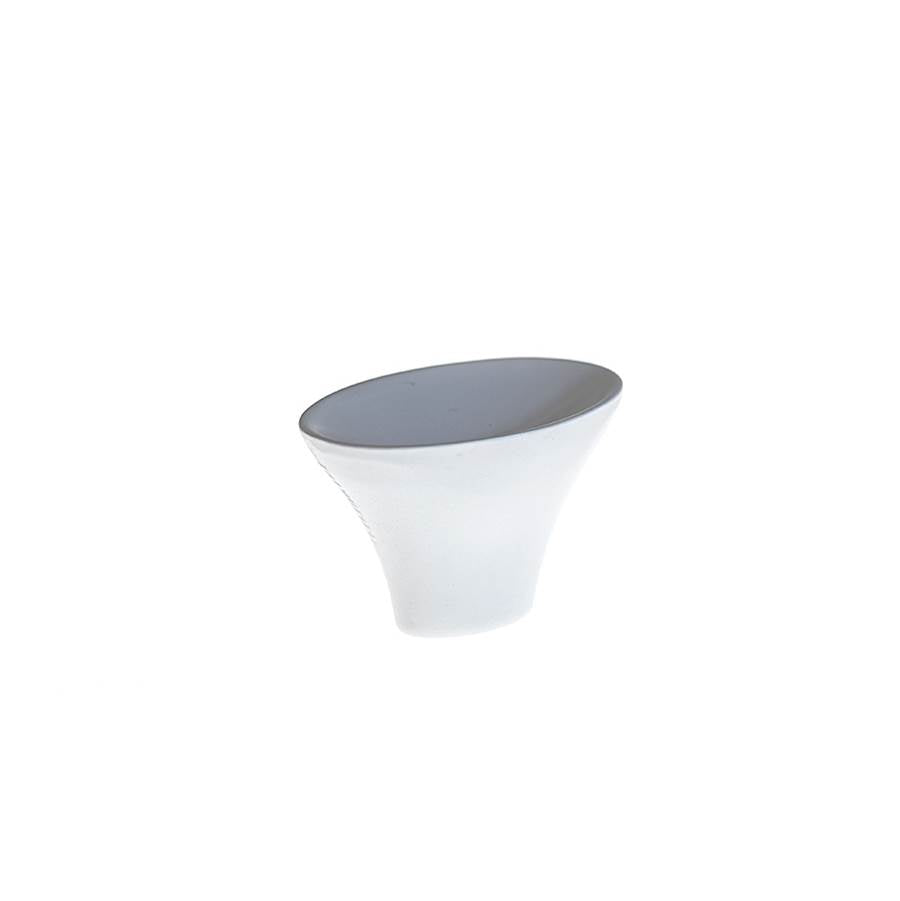 Du Verre - Lotus Knob 1 3/8 Inch - White - White