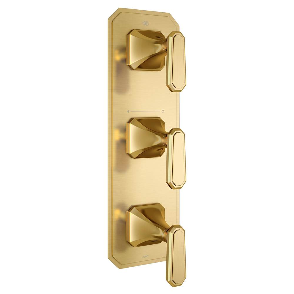 Belshire 3-Handle Thermostatic Valve Trim Only with Lever Handles