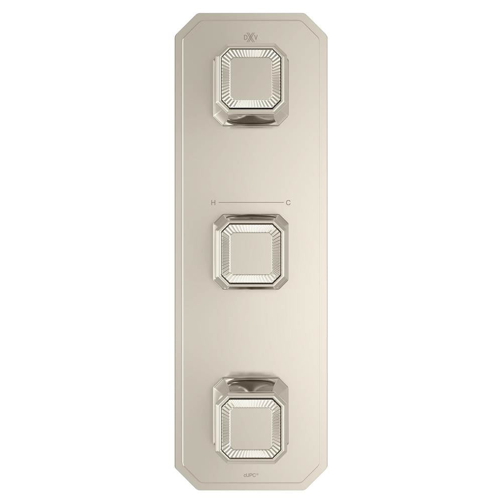 Belshire 3-Handle Thermostatic Valve Trim Only with Cushion Handles