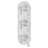 Fitzgerald 3-Handle Thermostatic Valve Trim Only with Lever Handles