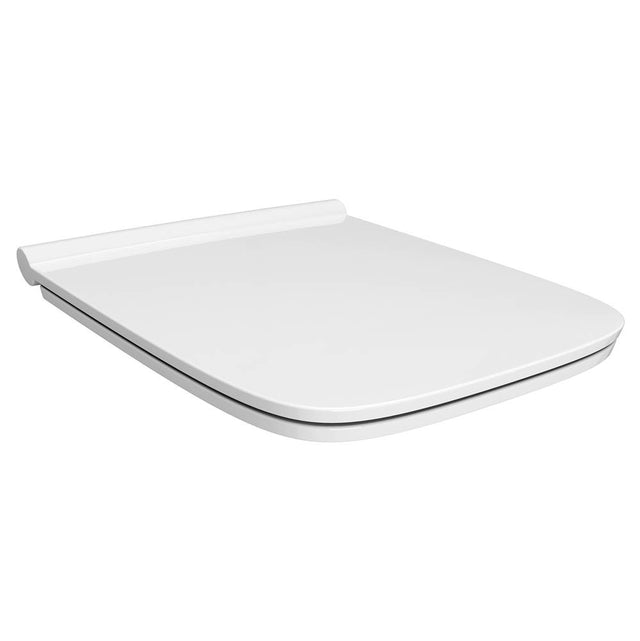 DXV - DXV Modulus Elongated Closed Front Toilet Seat - Canvas White