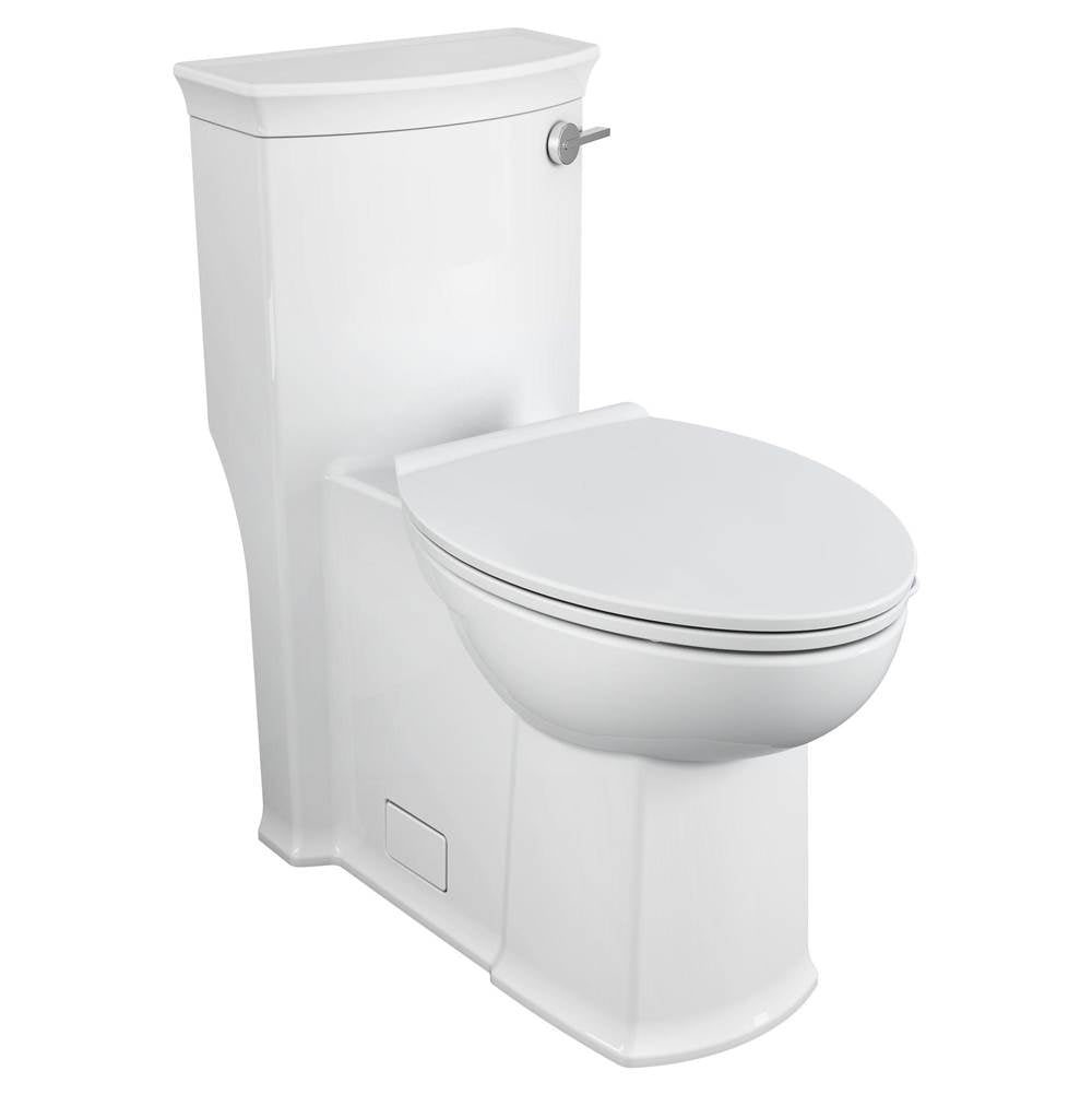 Wyatt One-Piece Chair Height Right Hand Trip Lever Elongated Toilet with Seat