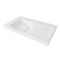 DXV - DXV Modulus 36 in. Sink, 3-Hole - Canvas White