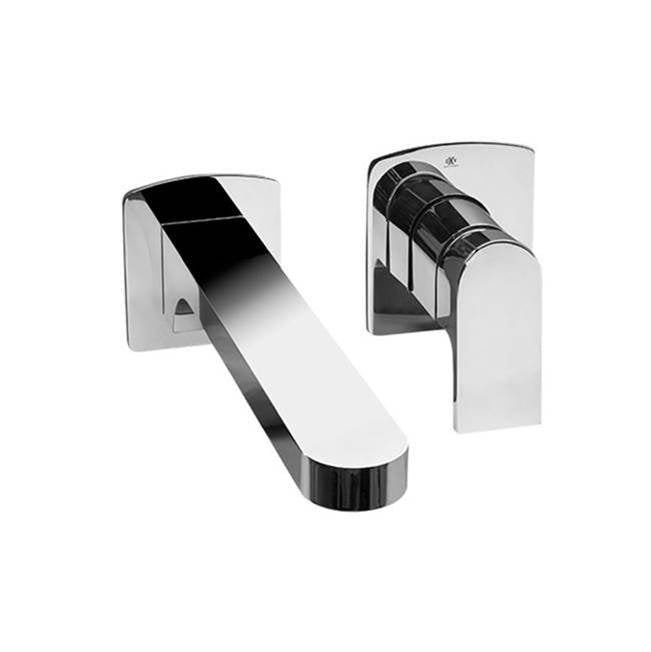 DXV - Equility Single Handle Wall Mount Bathroom Faucet with Lever Handle - Polished Chrome