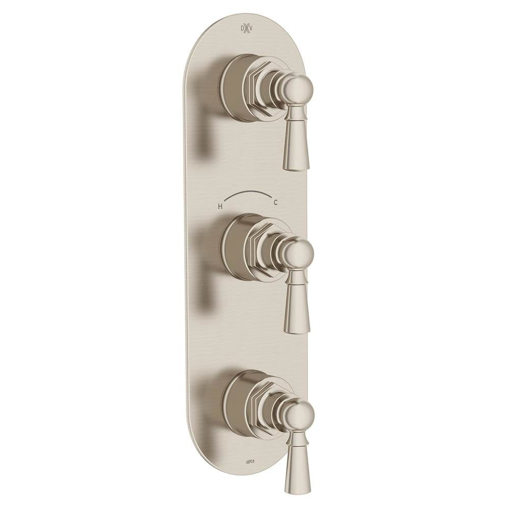 Oak Hill 3-Handle Thermostatic Valve Trim Only with Lever Handles