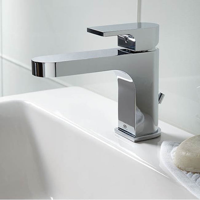 DXV - Equility Single Handle Bathroom Faucet with Lever Handle - Polished Chrome