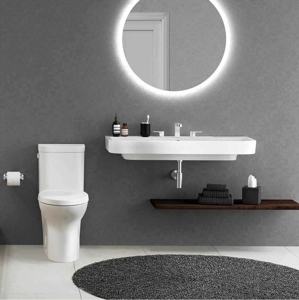 Equility One-Piece Chair Height Elongated Toilet with Seat