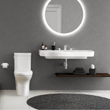 Equility One-Piece Chair Height Elongated Toilet with Seat