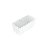 DXV - Equility 67 in. x 33 in. Freestanding Bathtub - Canvas White