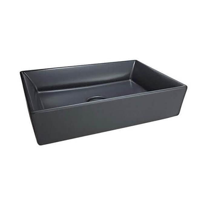 DXV - POP Rectangular Vessel Sink - Chenille Gray