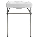DXV - Fitzgerald 28 in. Console Legs - Chrome