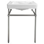 DXV - Fitzgerald 28 in. Console Legs - Chrome
