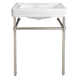 DXV - Fitzgerald 28 in. Console Legs - Brushed Nickel