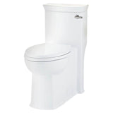 DXV - Wyatt One-Piece Chair Height Right Hand Trip Lever Elongated Toilet with Seat - Canvas White