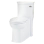 DXV - Wyatt One-Piece Chair Height Right Hand Trip Lever Elongated Toilet with Seat - Canvas White