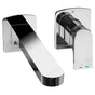 DXV - Equility Single Handle Wall Mount Bathroom Faucet with Indicator Markings and Lever Handle - Polished Chrome