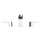 DXV - Equility 2-Handle Widespread Bathroom Faucet with Lever Handles - Platinum Nickel