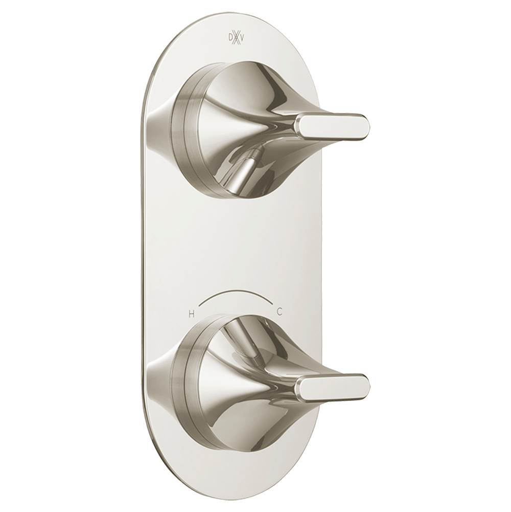 DXV - DXV Modulus 2-Handle Thermostatic Valve Trim Only - Platinum Nickel