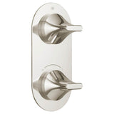 DXV - DXV Modulus 2-Handle Thermostatic Valve Trim Only - Platinum Nickel