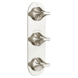 DXV - DXV Modulus 3-Handle Thermostatic Valve Trim Only - Platinum Nickel