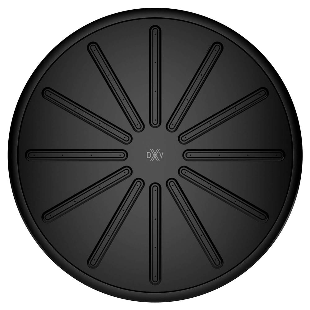 DXV - DXV Modulus Single Function 7.5 in. Round Showerhead - Matte Black