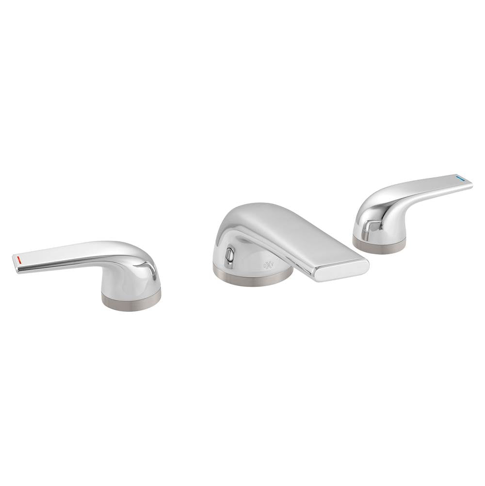 DXV - DXV Modulus 2-Handle Widespread Bathroom Faucet with Indicator Markings and Lever Handles - Polished Chrome