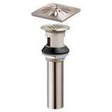 DXV - Oak Hill Grid Drain with Decorative Cover - Brushed Nickel