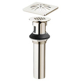DXV - Oak Hill Grid Drain with Decorative Cover - Platinum Nickel
