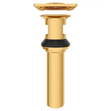 DXV - Oak Hill Grid Drain with Decorative Cover - Satin Brass