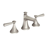 DXV - Fitzgerald 2-Handle Widespread Bathroom Faucet with Lever Handles - Platinum Nickel